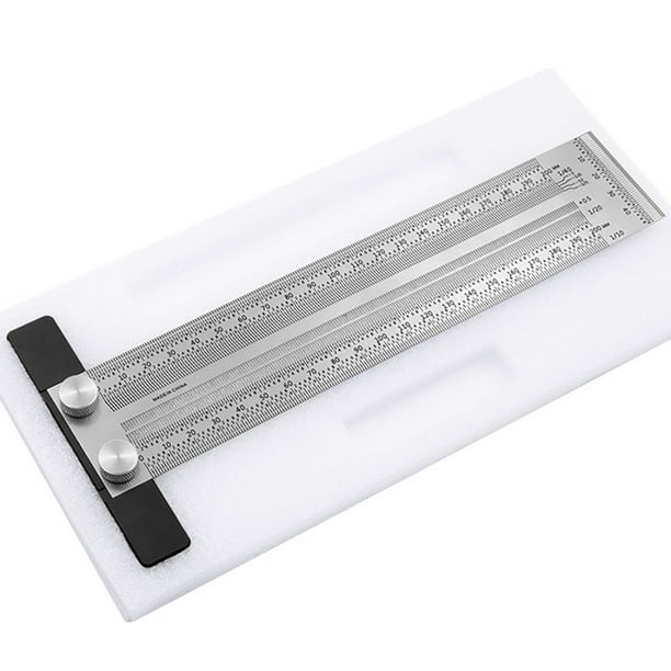 Ultra Precision Marking Ruler-High-precision Scale Ruler T-type Hole Ruler Stainless Woodworking Scribing Mark Line Gauge Carpenter Measuring Tool 180mm Right angle cross ruler Ultra Precision Marking Ruler-High-precision Scale Ruler T-type Hole Ruler Stainless Woodworking Scribing Mark Line Gauge Carpenter Measuring Tool 180mm Right angle cross ruler